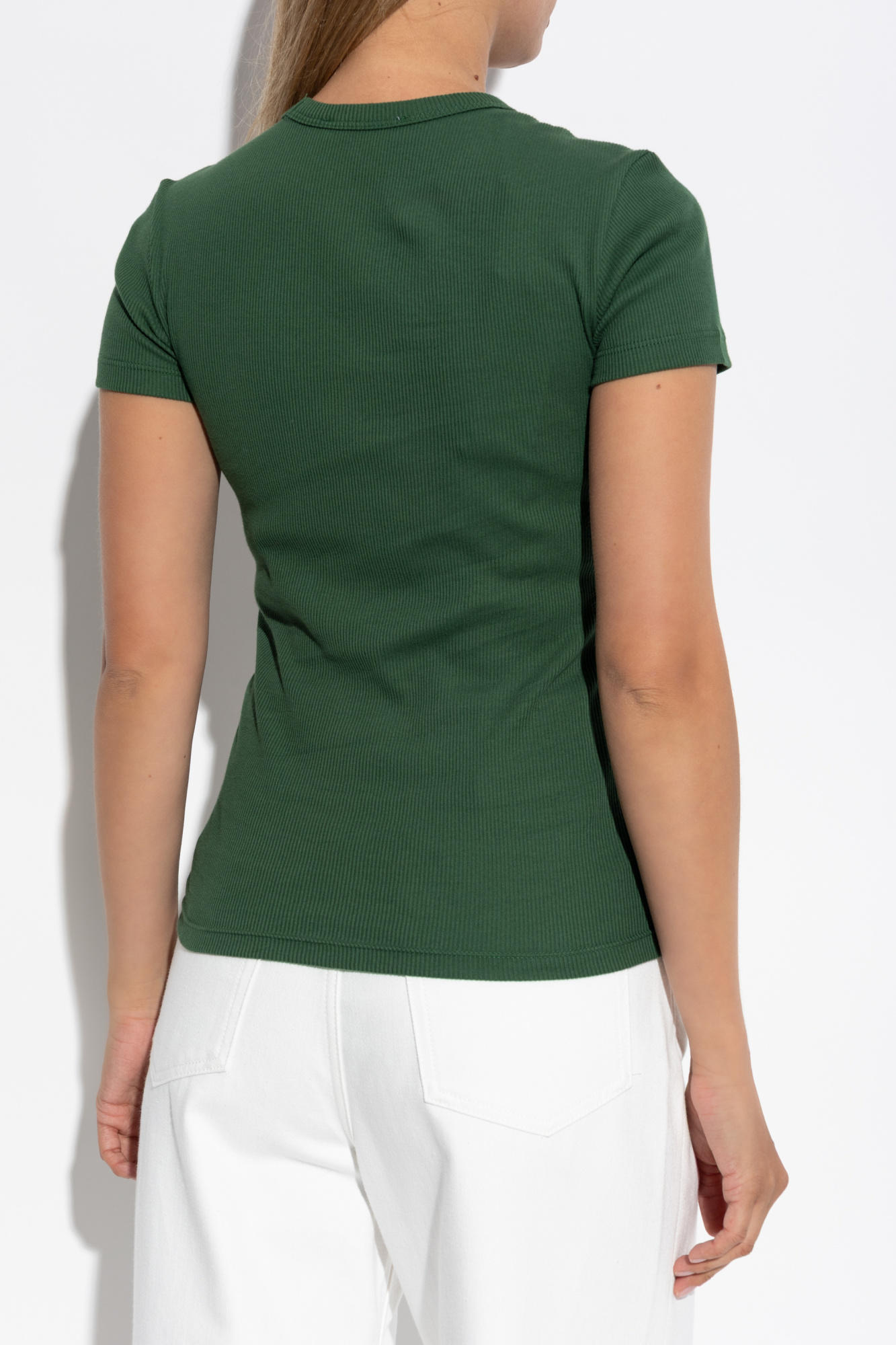 Green T-shirt with logo Lacoste - Vitkac AS